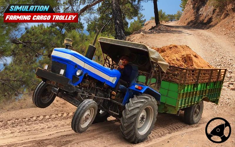Tractor Trolley Farming Drive экрана 3