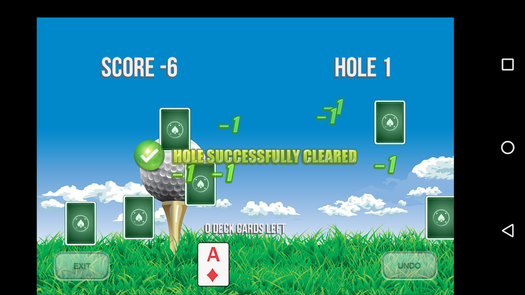 Golf Solitaire 18 screenshot 3