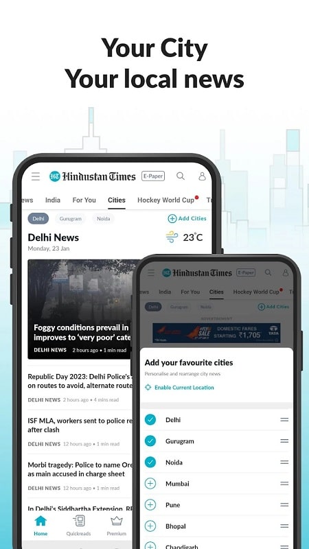 Hindustan Times ဖန်သားပြင်ဓာတ်ပုံ 2