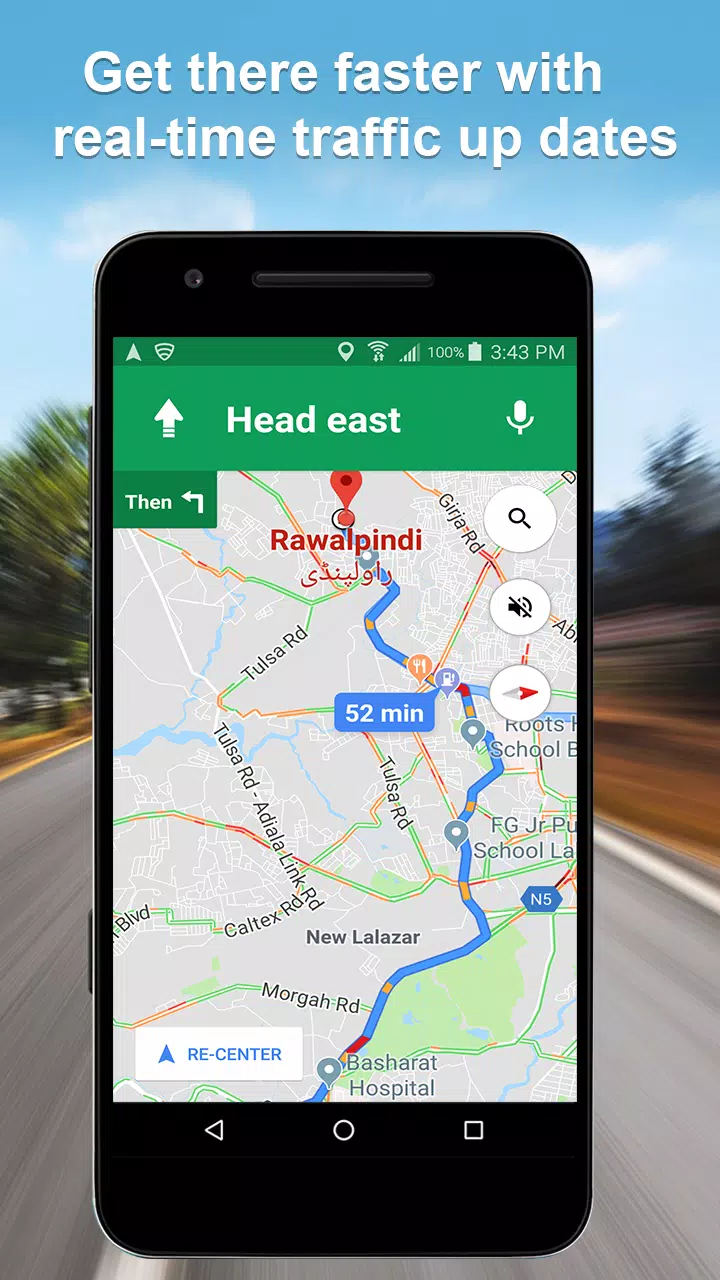 Maps GPS Navigation Route Directions Location Live Screenshot 2