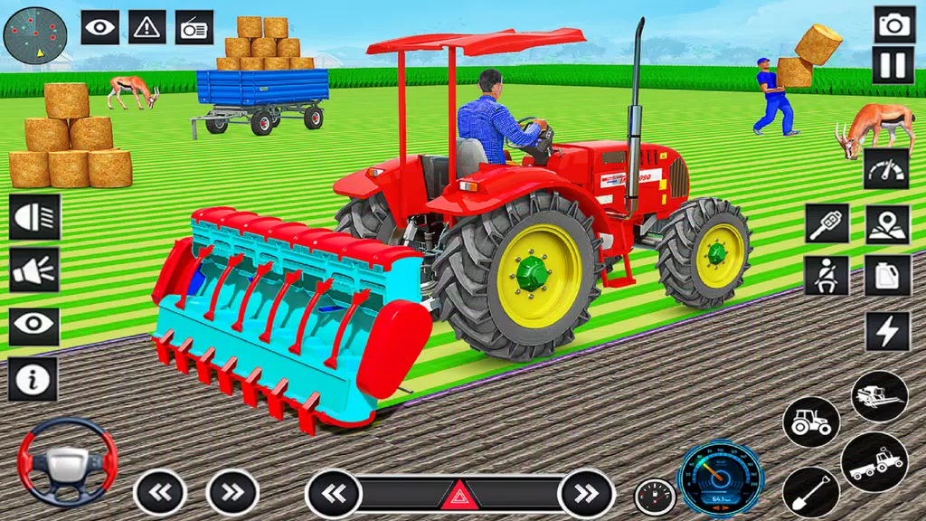 Farming Games: Tractor Driving screenshot 2