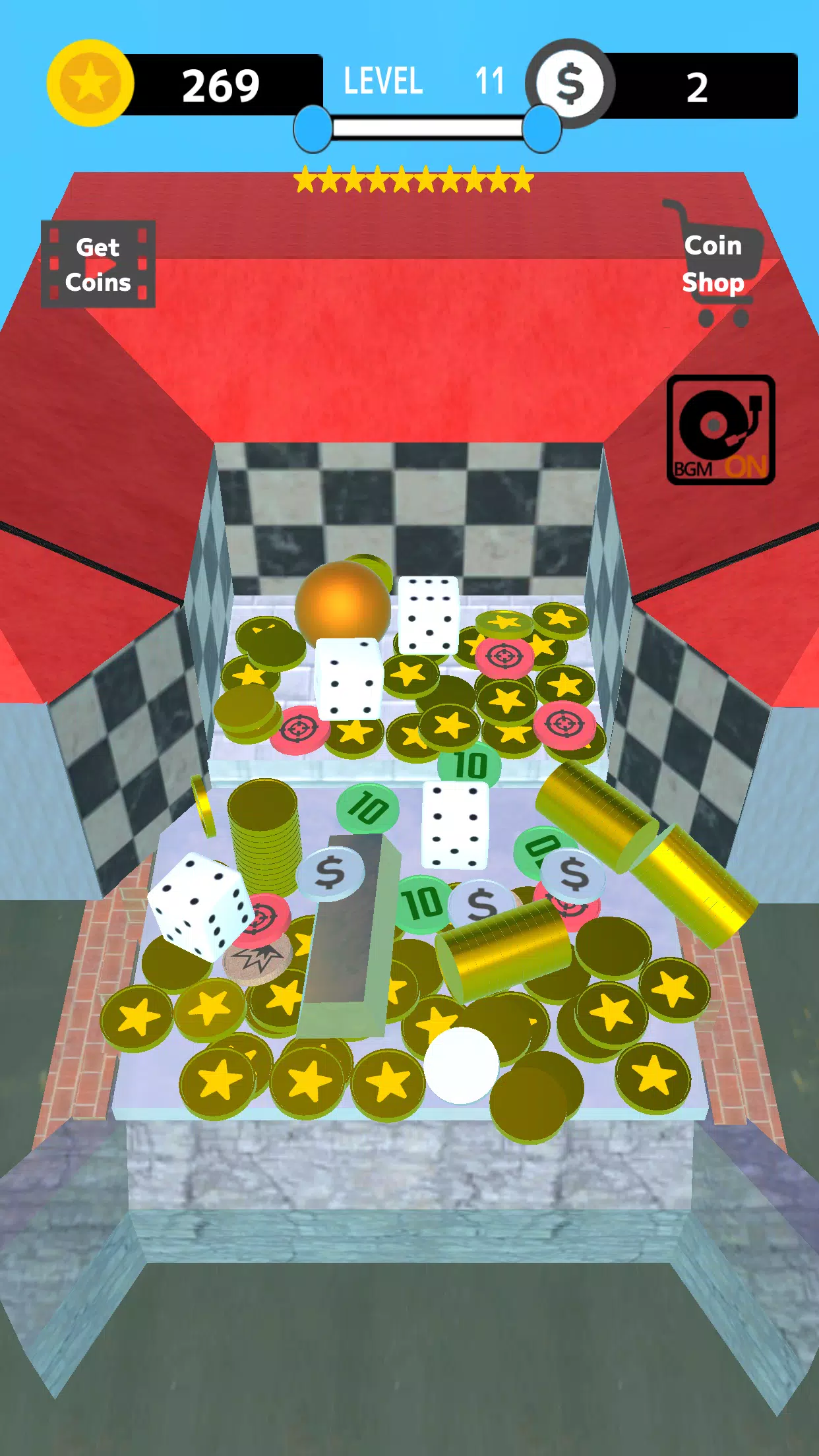 Simple Coin Pusher Screenshot 1