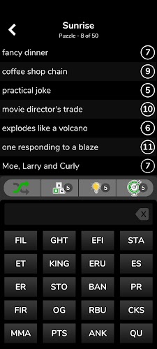 7 Little Words: Word Puzzles captura de pantalla 