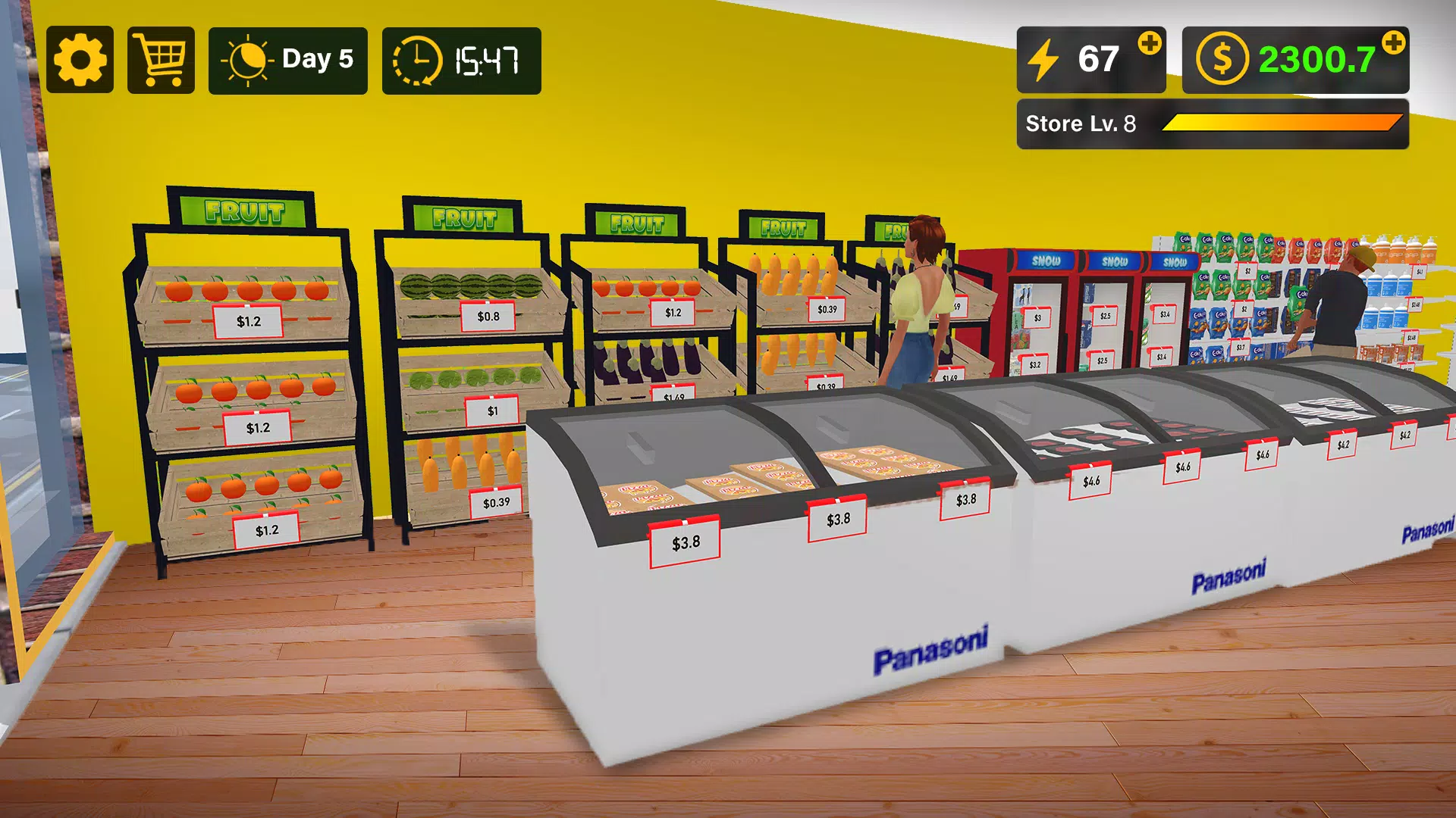 Supermarket 3D Simulation Game ảnh chụp màn hình 2