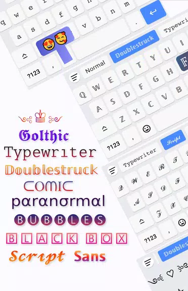 Fonts Aa - Keyboard Fonts Art screenshot 1