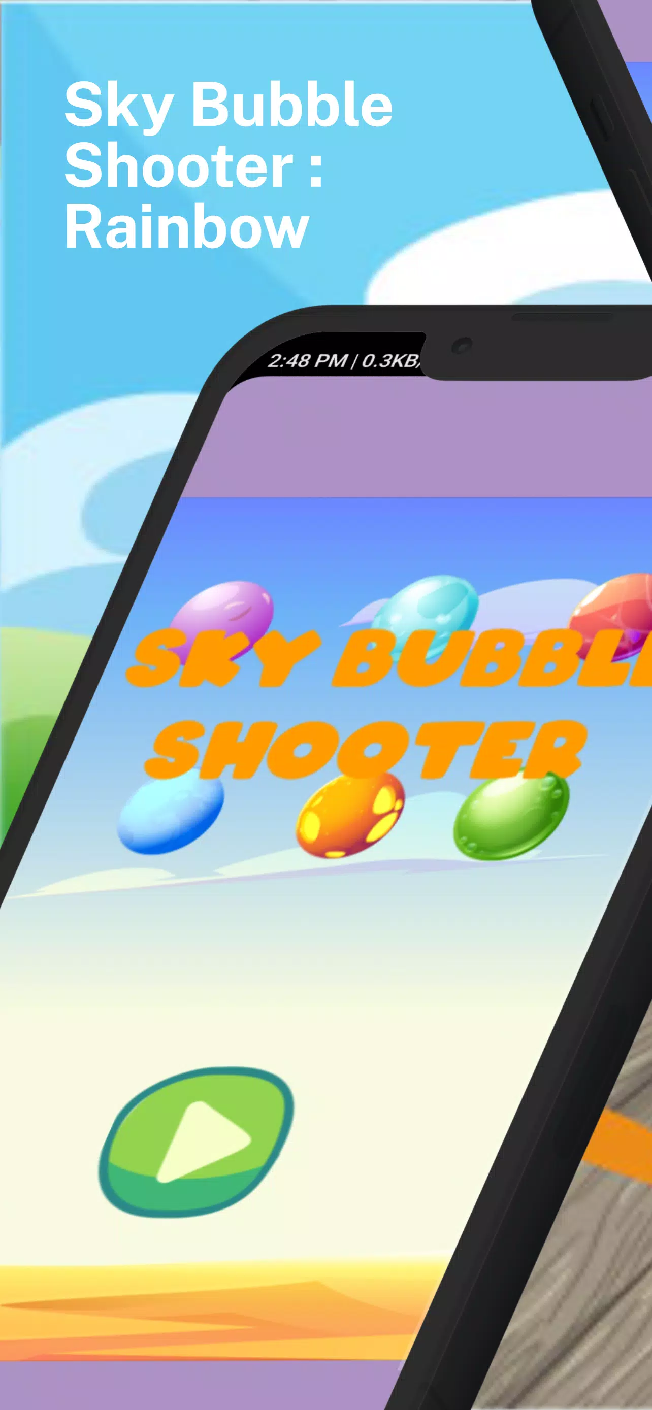 Sky Bubble Shooter : Rainbow Screenshot 1