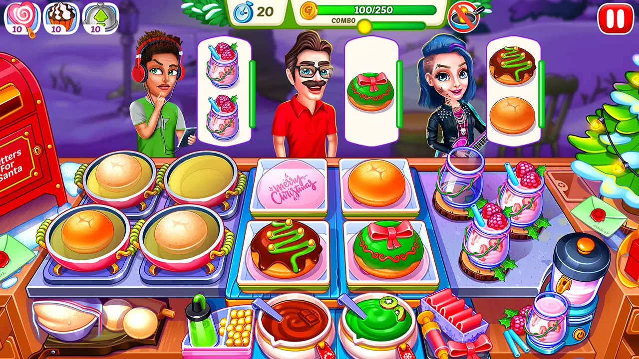 Christmas Fever Cooking Games экрана 2