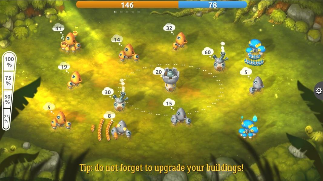 Mushroom Wars 2: RTS Strategy स्क्रीनशॉट 2