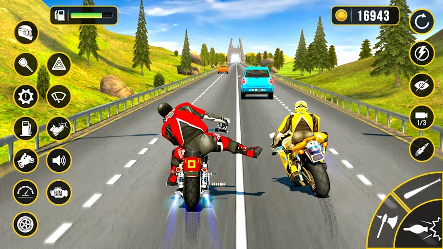 Moto Attack - Bike Racing Game ဖန်သားပြင်ဓာတ်ပုံ 4