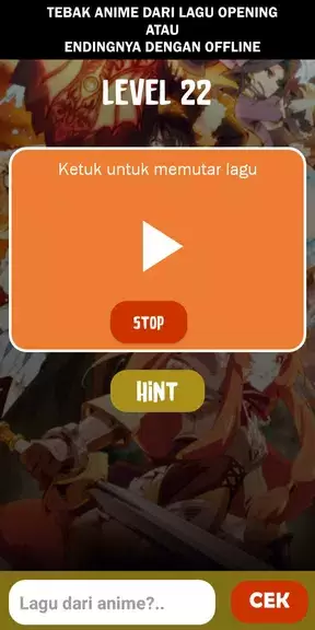 Screenshot Wibu Elite: Tebak Lagu, Anime, dan Karakternya 1