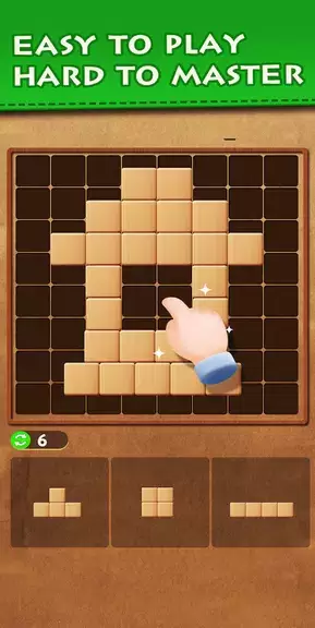 Wood Block Puzzle Classic Game экрана 3