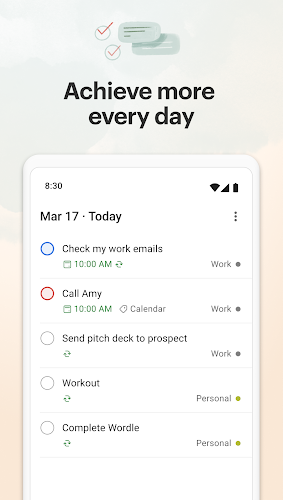 Todoist: Agenda y calendario captura de pantalla 