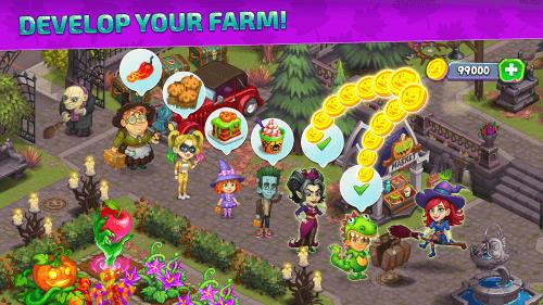 Monster Farm. Family Halloween স্ক্রিনশট 2