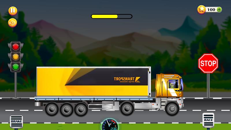 Cargo Truck Driving-Truck Game ekran görüntüsü 1