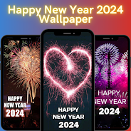 Happy New Year 2024 Wallpaper স্ক্রিনশট 1