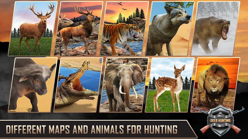 Deer Hunting Simulator Games स्क्रीनशॉट 2