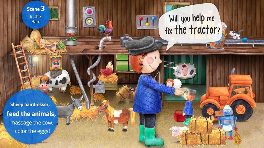 Toddler's App: Farm Animals Screenshot 4