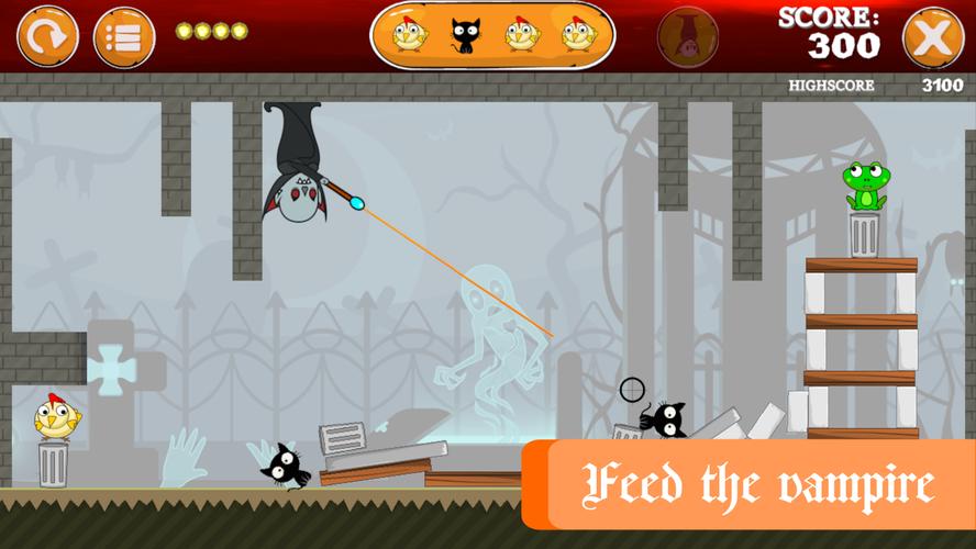 Mr Vampire - Physics Puzzle экрана 2