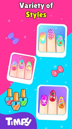 Nail Salon Games Acrylic Nails captura de pantalla 