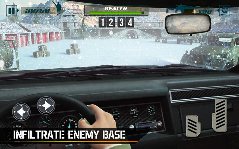 SWAT Sniper Fps Gun Games экрана 3