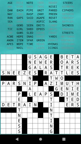 Drag-n-Drop Crossword Fill-Ins Screenshot 4