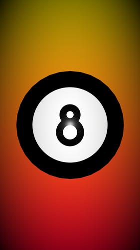 Screenshot Magic 8 Ball Live Wallpaper 3D 3