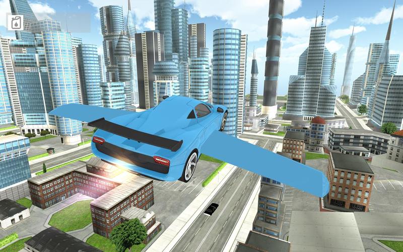 Flying Car Simulator Xtreme 3D ekran görüntüsü 1