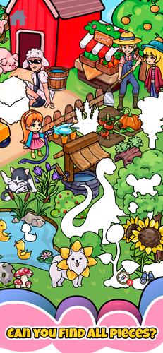 Sticker book & coloring puzzle Screenshot 2