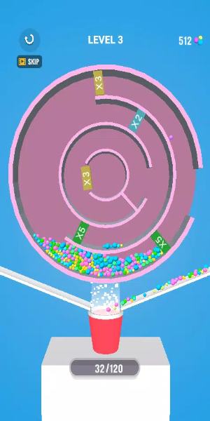 Screenshot Multi Maze 3D : Spin & Collect 1