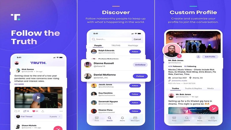Truth Social screenshot 1