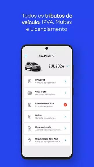 Zul+ Zona Azul SP, IPVA, Tag + Screenshot 2