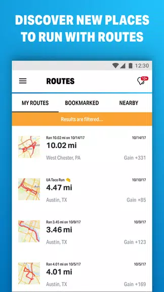 Map My Run by Under Armour Screenshot 3