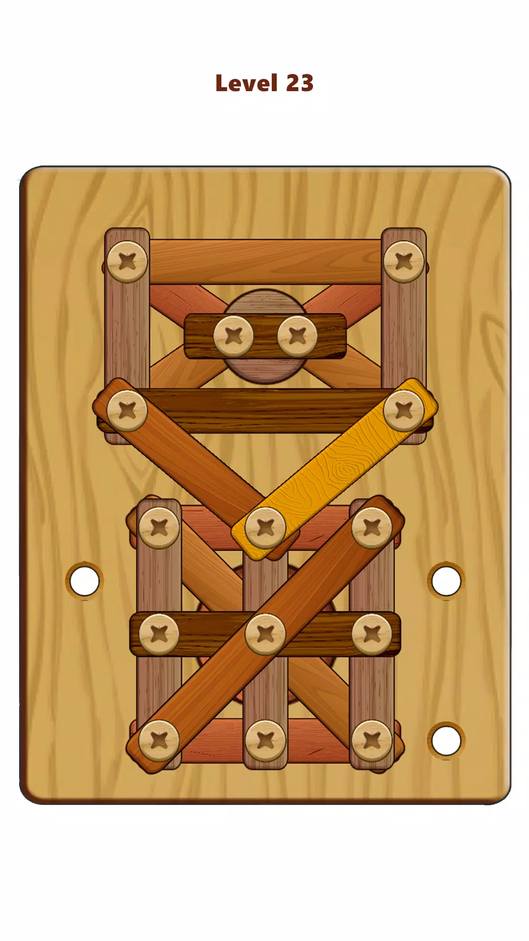 Wood Nuts & Bolts Puzzle screenshot 2