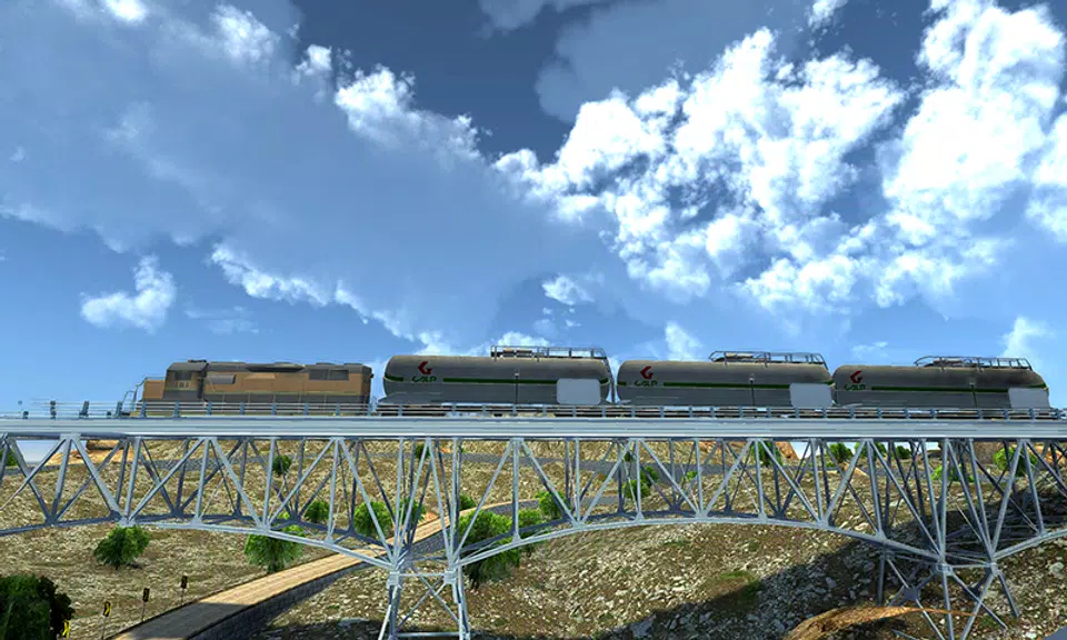 Oil Tanker Train Driving Sim zrzut ekranu 4