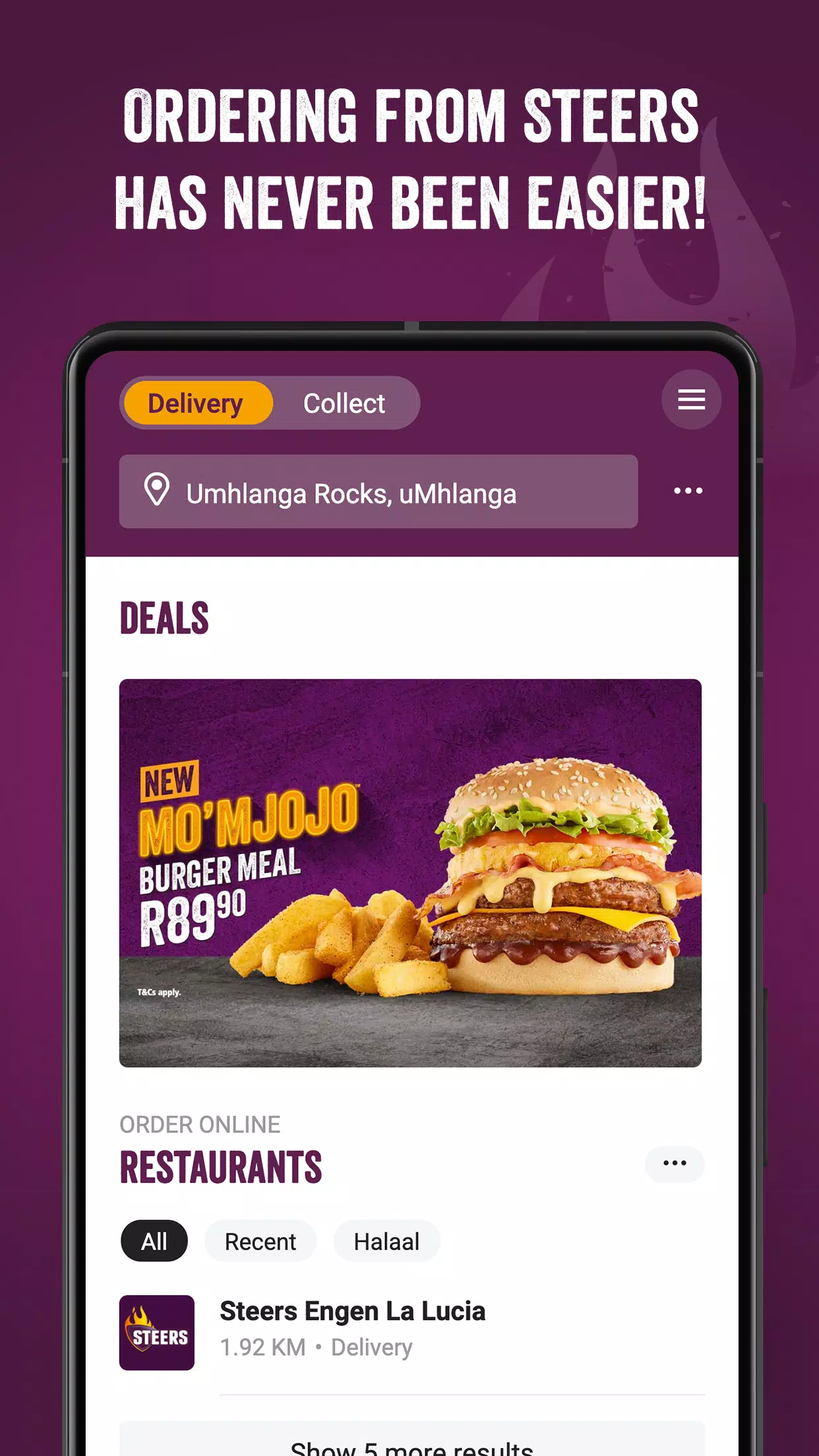 Steers South Africa Screenshot 1