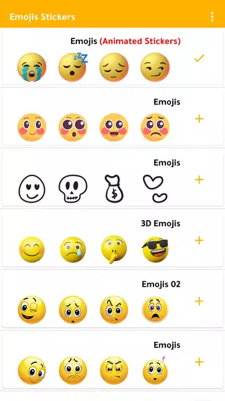 Screenshot Emoji Stickers WASticker 2