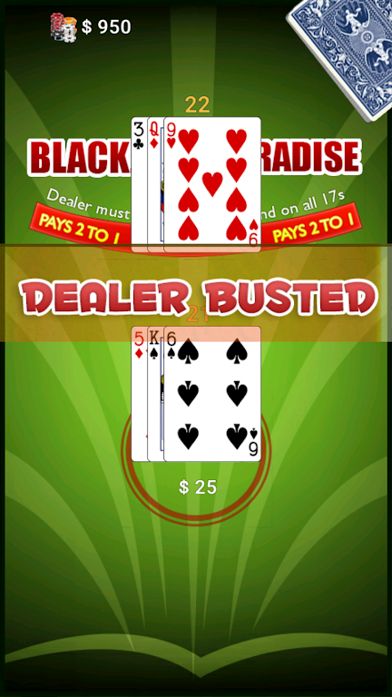 Screenshot BlackJack Paradise 2