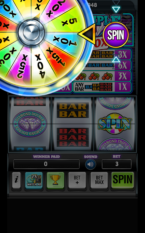 Diamond Triple Slots - Vegas Slots screenshot 1