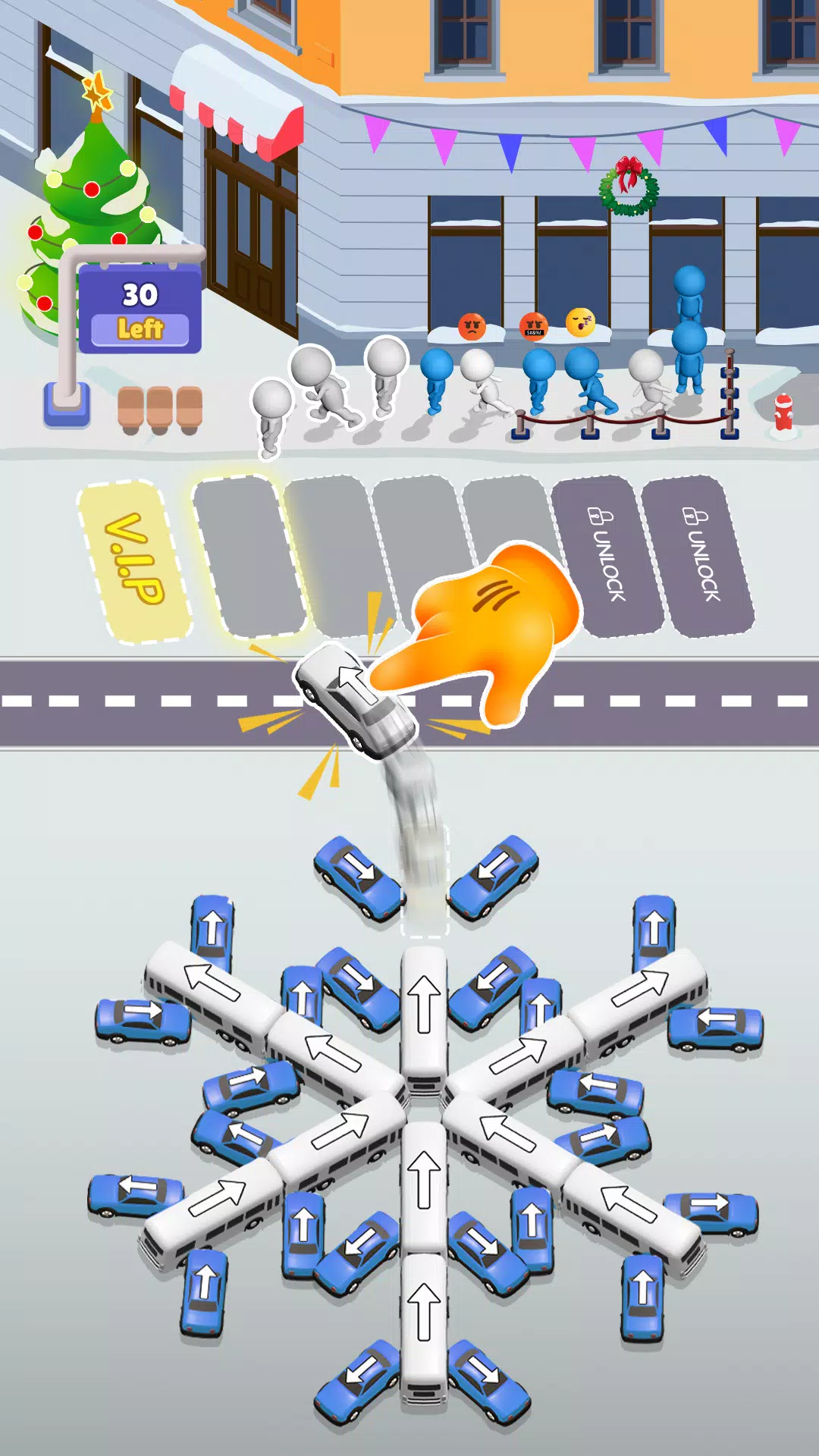 Bus Sort Jam: Parking Puzzle应用截图第3张