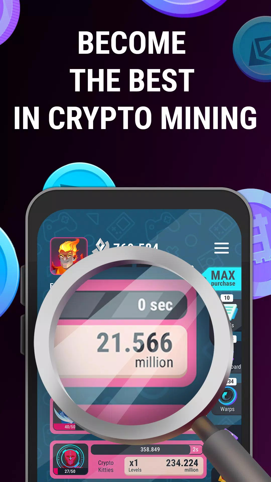 Crypto Miner Tycoon zrzut ekranu 3