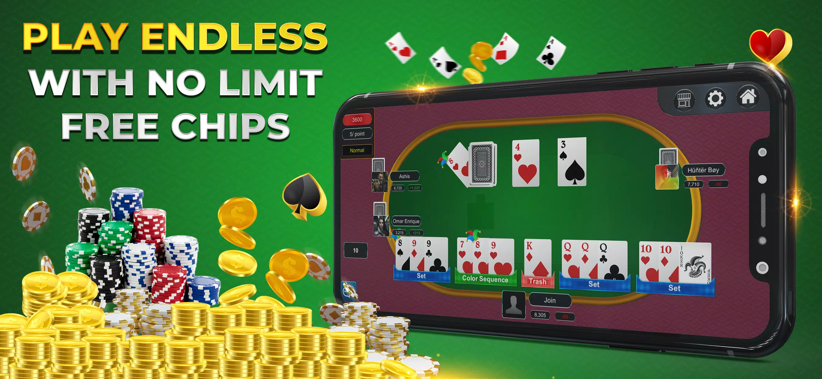 Rummy Online Casino zrzut ekranu 2