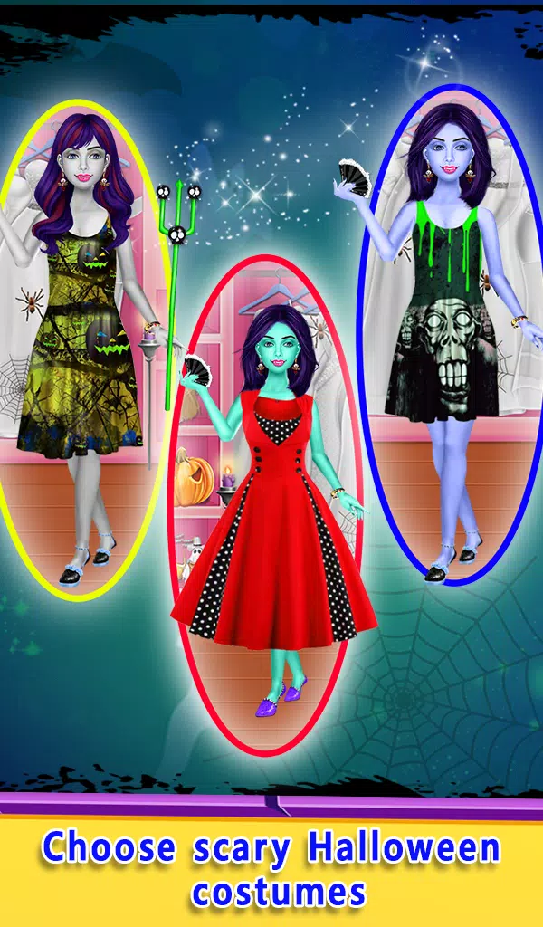 Halloween Makeover Salon Games स्क्रीनशॉट 4