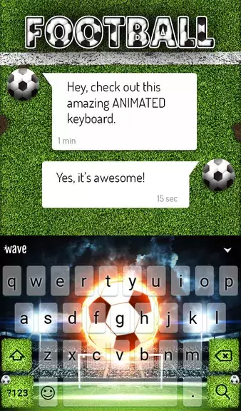 Football Keyboard & Wallpaper экрана 3