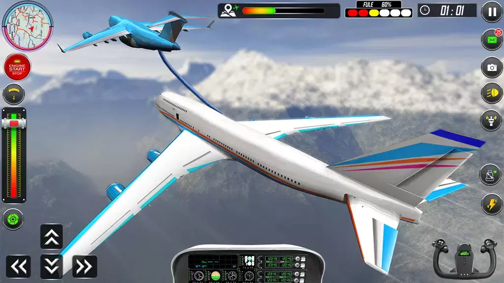 Real Plane Landing Simulator ဖန်သားပြင်ဓာတ်ပုံ 4