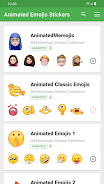 Animated Emojis WAStickerApps captura de pantalla 