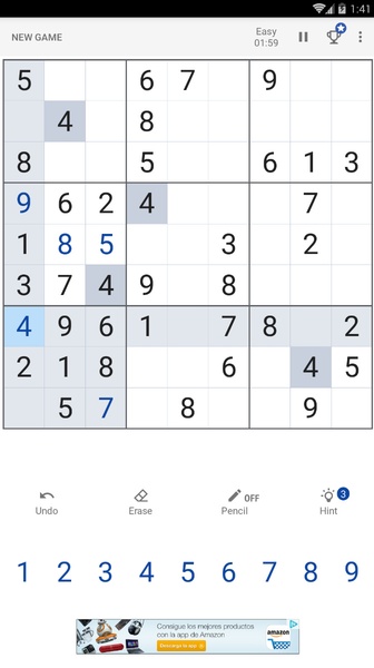 Sudoku - Classic Logic Puzzle Game ekran görüntüsü 1