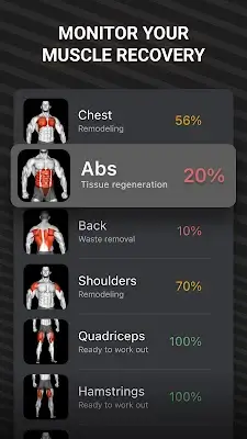 Workout Planner Muscle Booster Screenshot 4