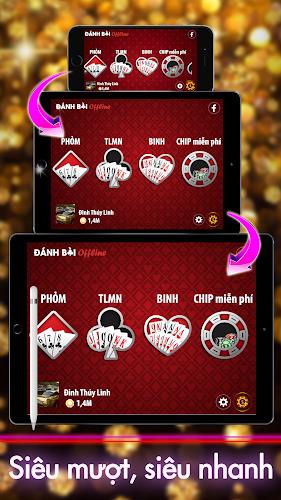 Offline Poker: Tien Len & Phom ảnh chụp màn hình 1