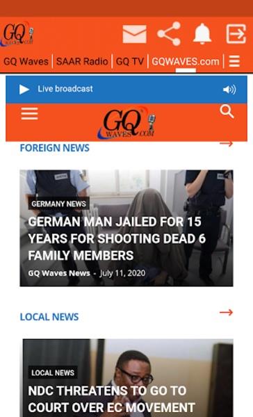 GQ WAVES RADIO ảnh chụp màn hình 3