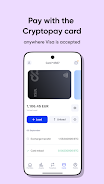 Cryptopay:Bitcoin wallet&card zrzut ekranu 3